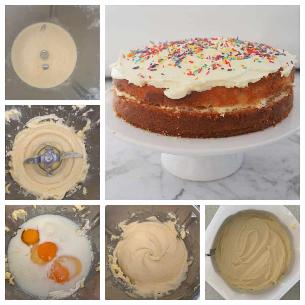 Butter Cake Step by Step