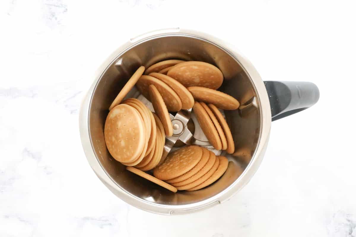 Biscuits in a Thermomix bowl,