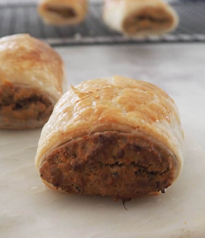 Thermomix Vegetarian Sausage Rolls Thermobliss