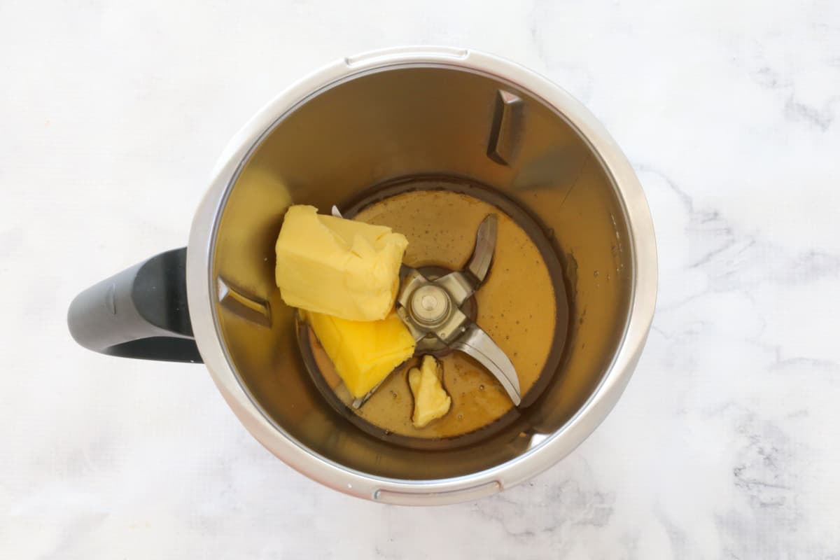 Butter and honey in a Thermomix,