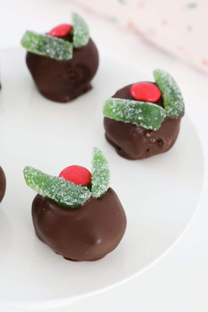 Thermomix Peppermint Christmas Cheesecake Balls Thermobliss