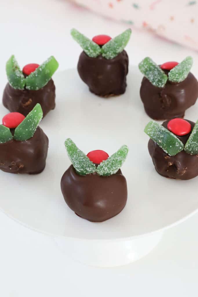 Thermomix Peppermint Christmas Cheesecake Balls Thermobliss