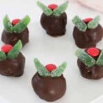 Thermomix Peppermint Christmas Cheesecake Balls