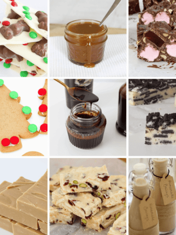 A collage of homemade Thermomix food gifts.