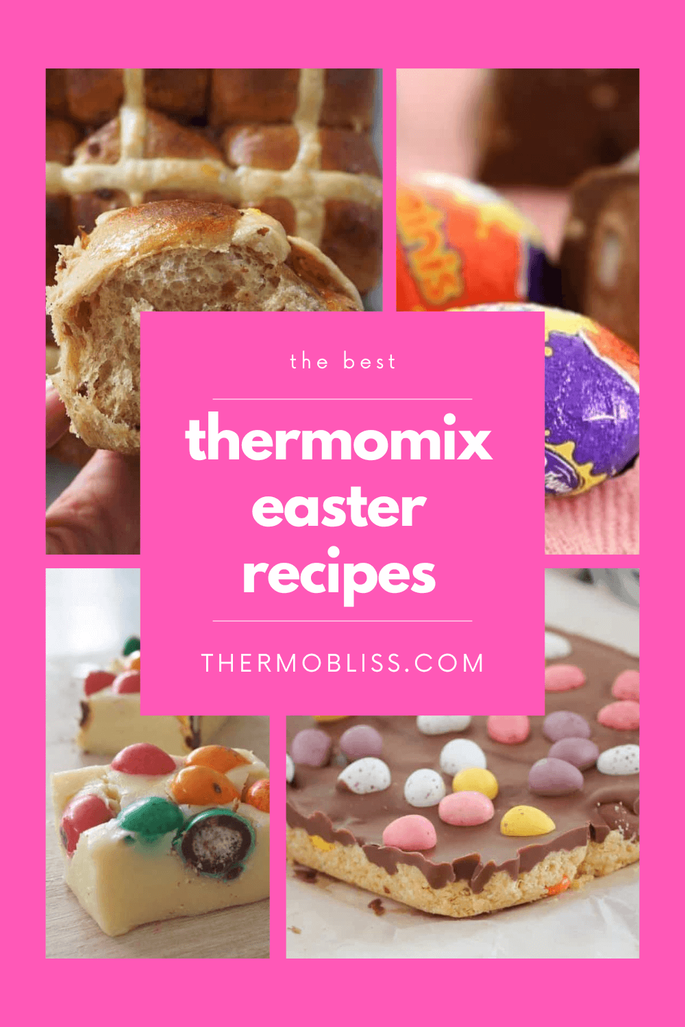 A collage of Easter recipes.