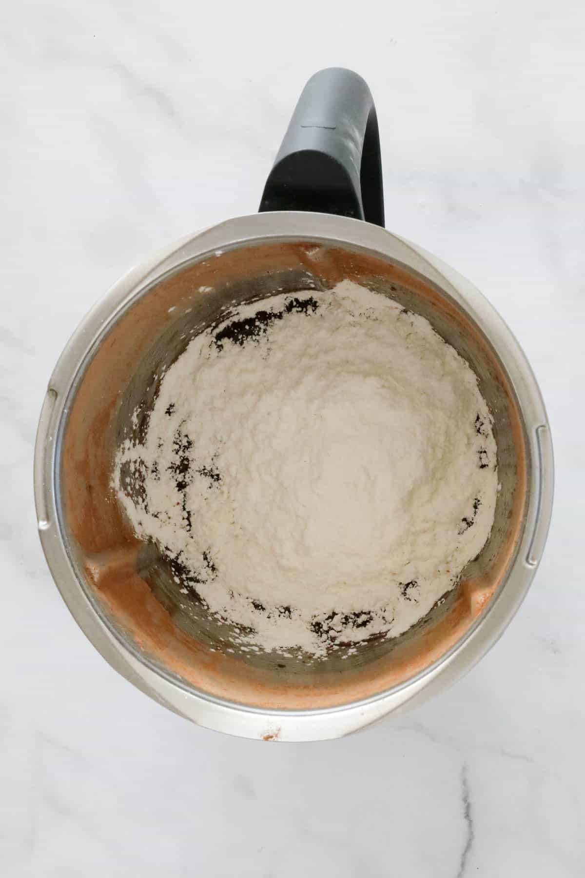 Flour in a Thermomix bowl.