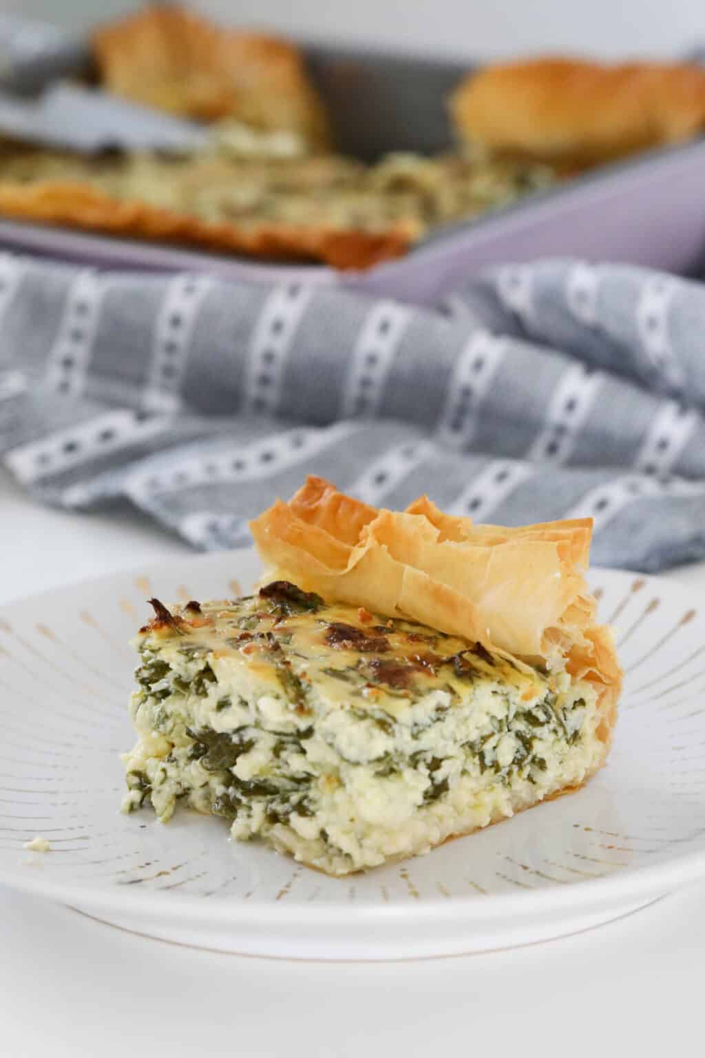 Thermomix Spinach and Cheese Pie - Thermobliss