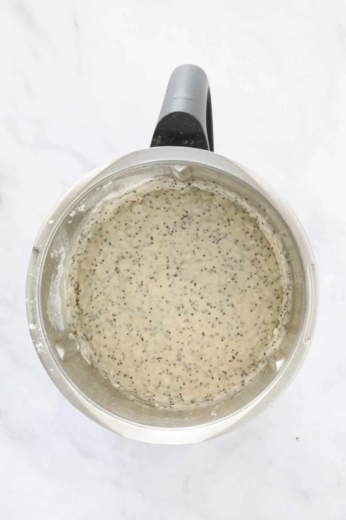 Seed dough in a Thermomix.