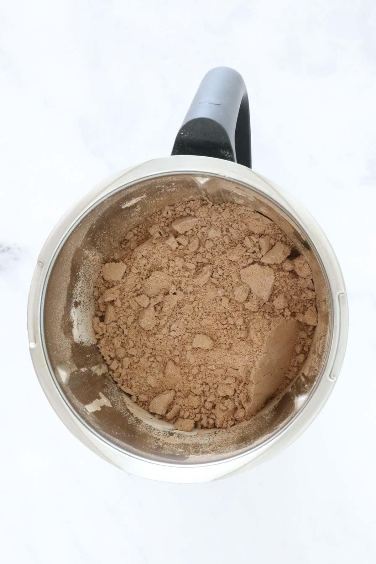 Cocoa mixture in a Thermomix.