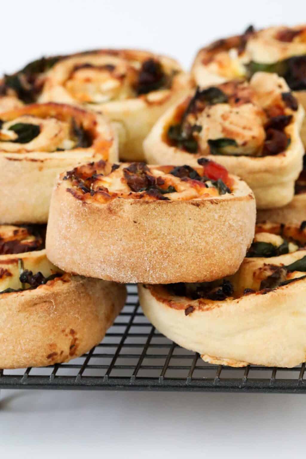 Thermomix Spinach Sun Dried Tomato And Feta Scrolls Thermobliss 5217