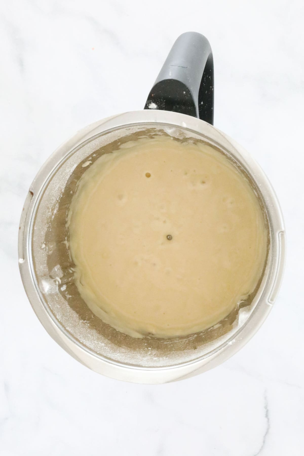 Muffin batter in a Thermomix.