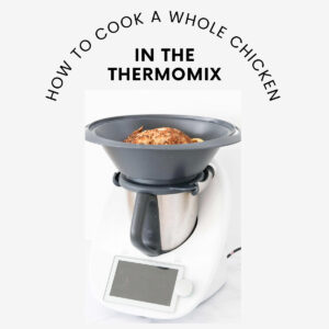 A picture of a whole chicken in a Thermomix.