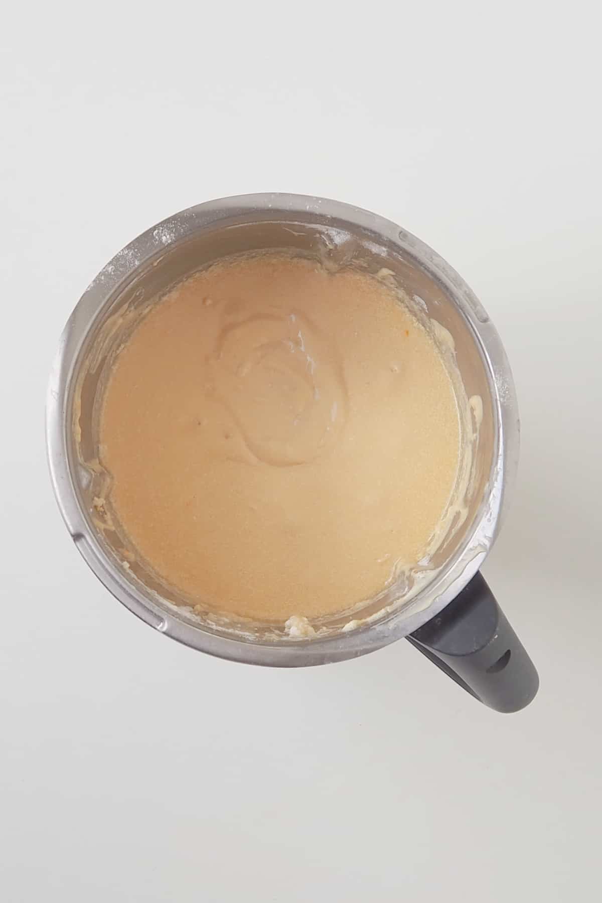 Custard Cake batter in a Thermomix.