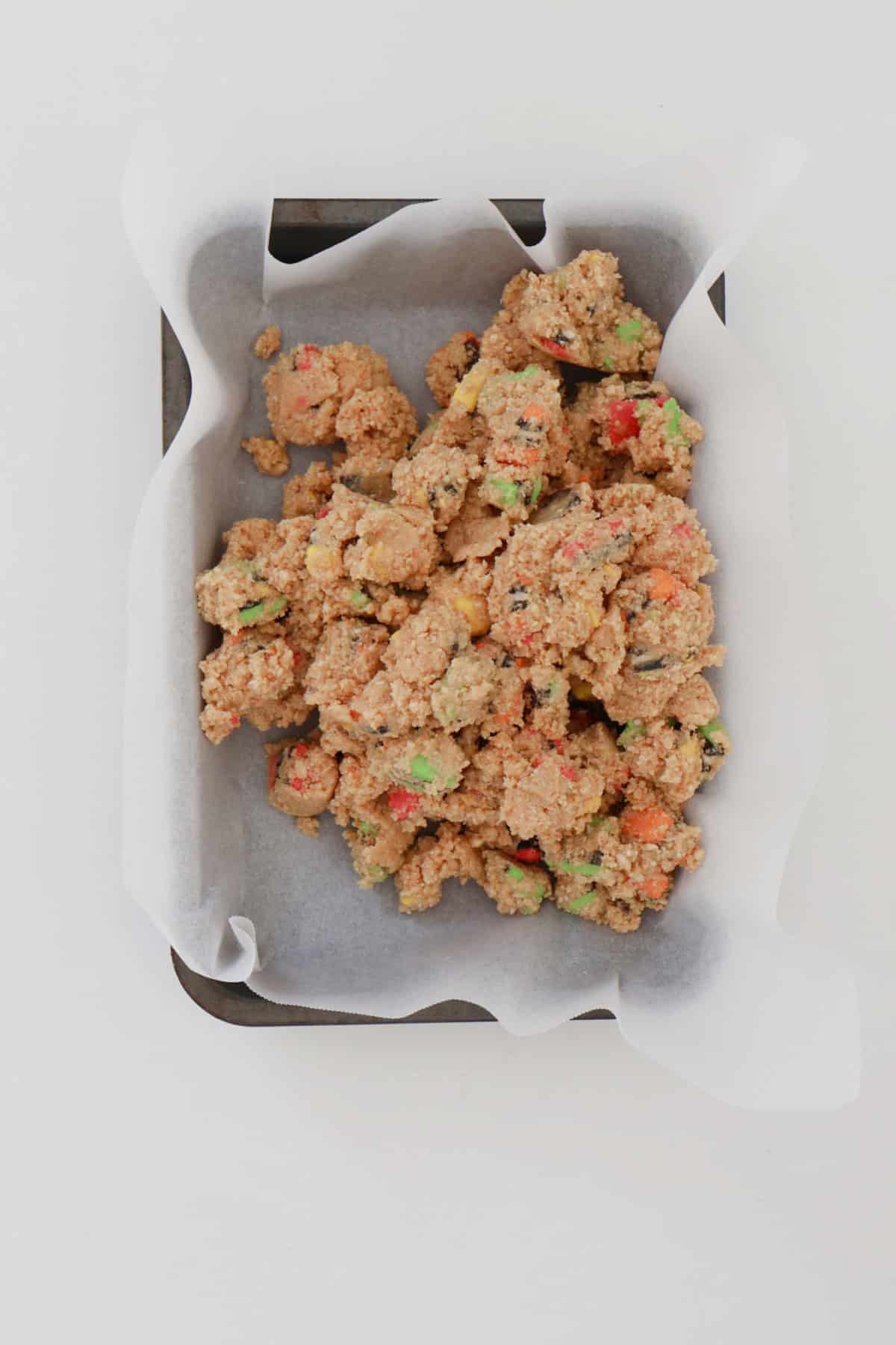 Licorice Assort Slice mixture in a baking dish.