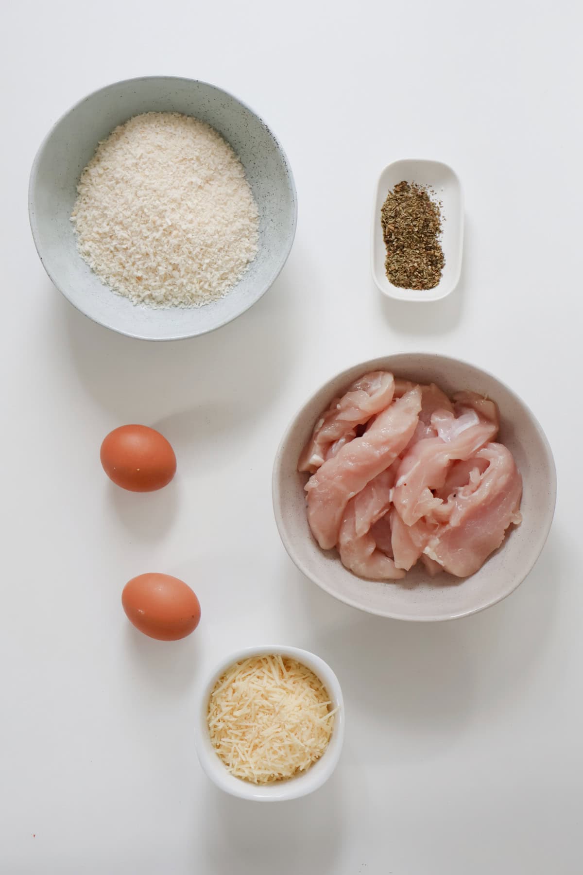 Thermomix Chicken Tenders ingredients.